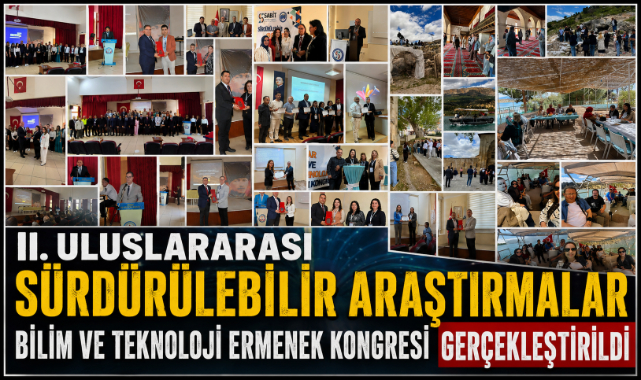 II. ULUSLARARASI SÜRDÜRÜLEBİLİR ARAŞTIRMALAR BİLİM VE TEKNOLOJİ ERMENEK KONGRESİ GERÇEKLEŞTİRİLDİ