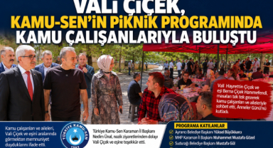 Vali Çiçek, Kamu-Sen’in Piknik Programında Kamu Çalışanlarıyla Buluştu