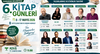 KARAMAN’DA KİTAP GÜNLERİ BAŞLIYOR