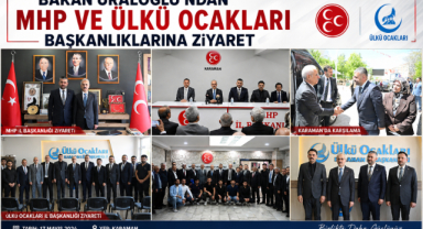 Bakan Uraloğlu’ndan MHP ve Ülkü Ocakları Başkanlıklarına Ziyaret 