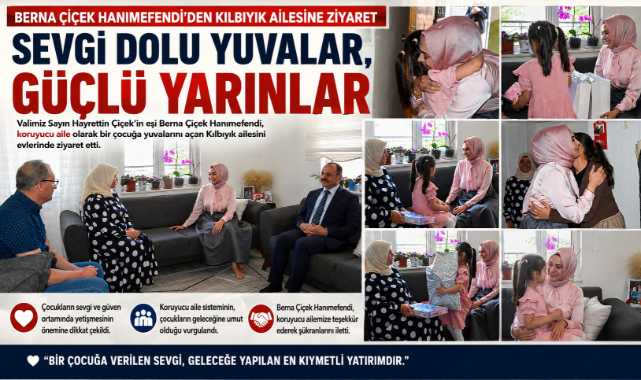 “SEVGİYLE AÇILAN YUVA, BİR ÇOCUĞUN HAYATINI DEĞİŞTİRİYOR”