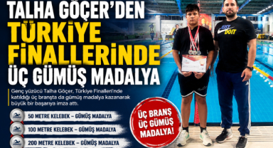 TALHA GÖÇER’DEN TÜRKİYE FİNALLERİNDE ÜÇ GÜMÜŞ MADALYA