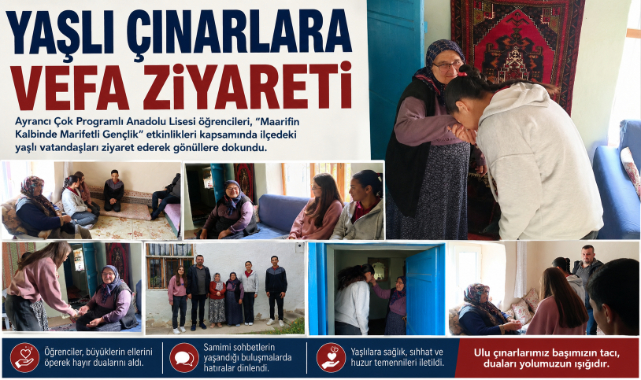 YAŞLI ÇINARLARA VEFA ZİYARETİ