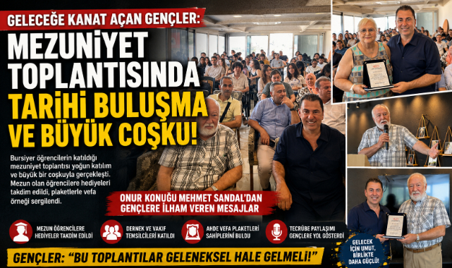 Geleceğe Kanat Açan Gençler Mezuniyet Toplantısında İKEV’de Buluştu