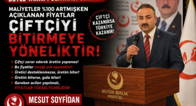 Mesut Soyfidan: Bu Fiyatlarla Çiftçi Nasıl Üretecek?